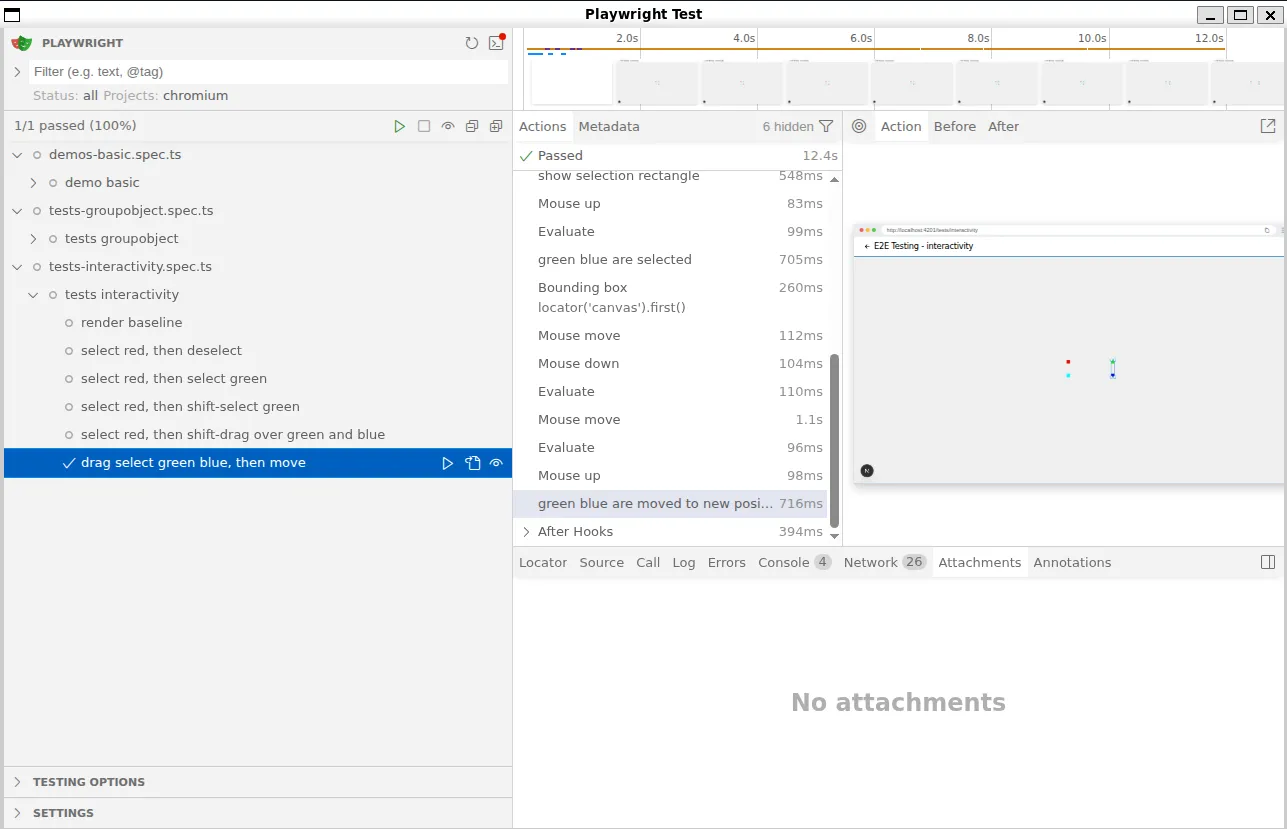 Playwright in action